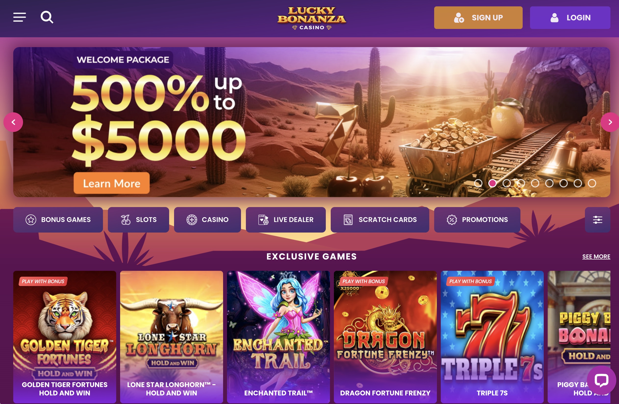 Lucky Bonanza Florida Online Casino